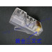 CAT6 RJ45 CCP CAT6網路水晶頭 網路水晶頭 RJ-45網路頭 RJ45網路水晶頭 CAT6 單件式 鍍金 三叉式 網路線接頭